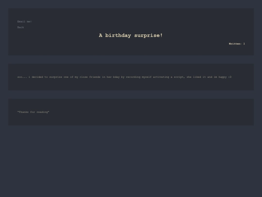 abirthdaysurprise screenshot