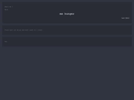 hunger screenshot