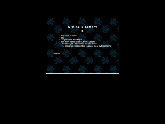 html/writing screenshot