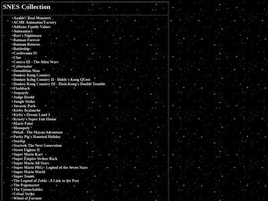 SNES screenshot