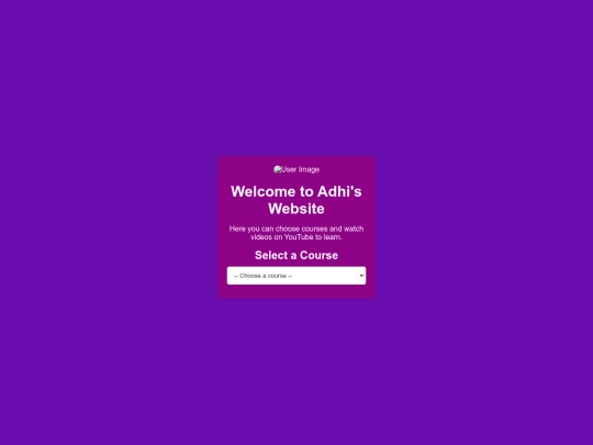 learningsite screenshot