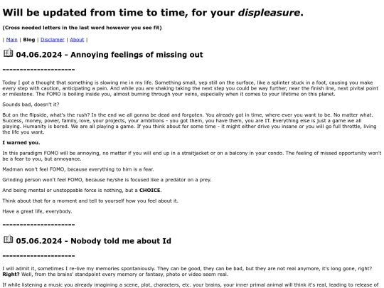 blog screenshot