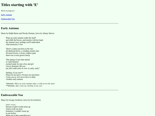 esongs screenshot
