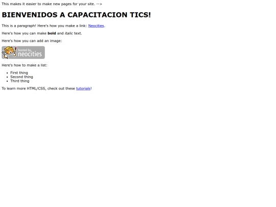 index screenshot
