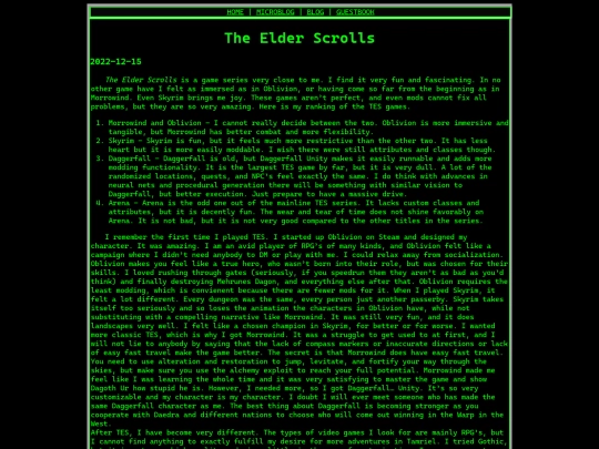 blog/tes screenshot