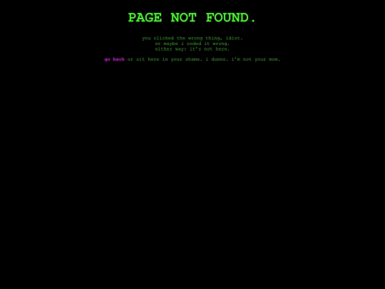 not_found screenshot