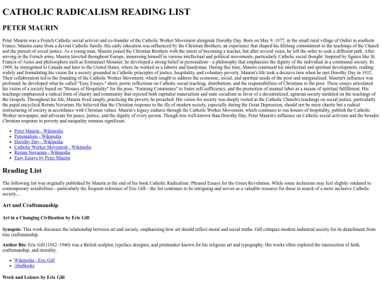catholic-radicalism screenshot