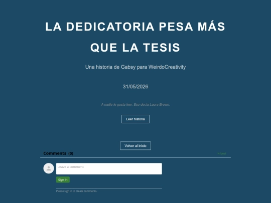 Ladedicatoriapesamasquelatesis screenshot