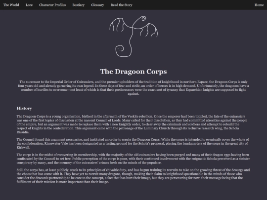 lore/dragoon-corps screenshot