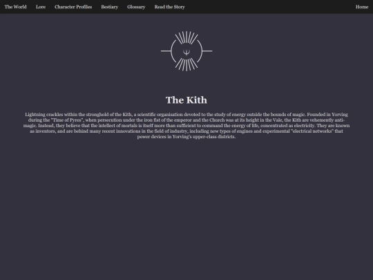 lore/kith screenshot