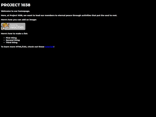 index screenshot