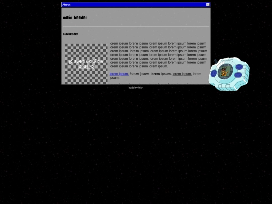 pages/about screenshot