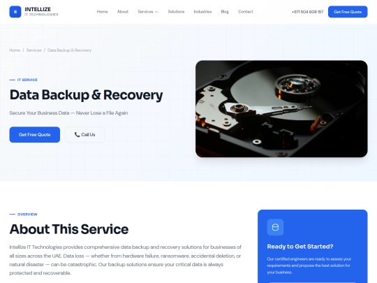 services/backup screenshot