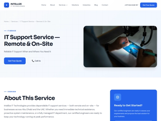 services/it-support screenshot