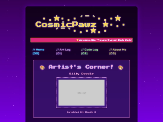 art-log screenshot