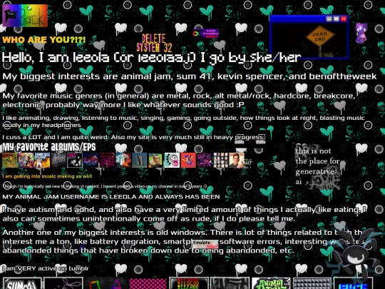 aboutme screenshot
