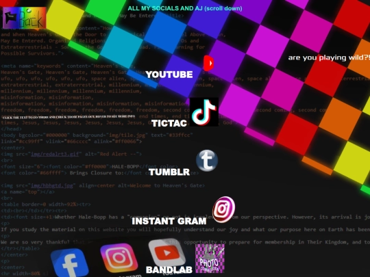 socialmedias screenshot