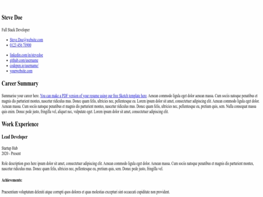 index screenshot
