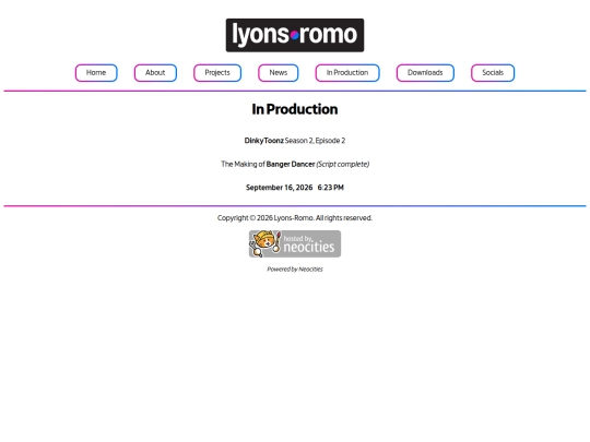 inproduction screenshot