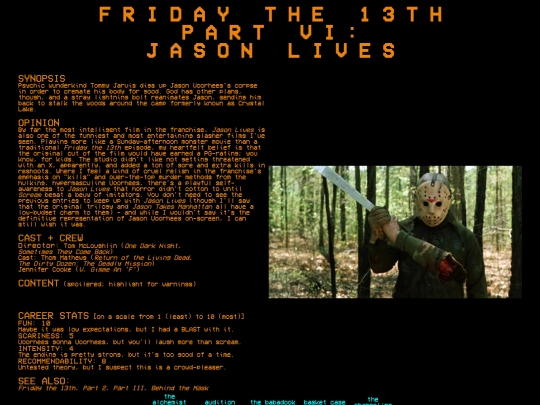 horror/13 screenshot