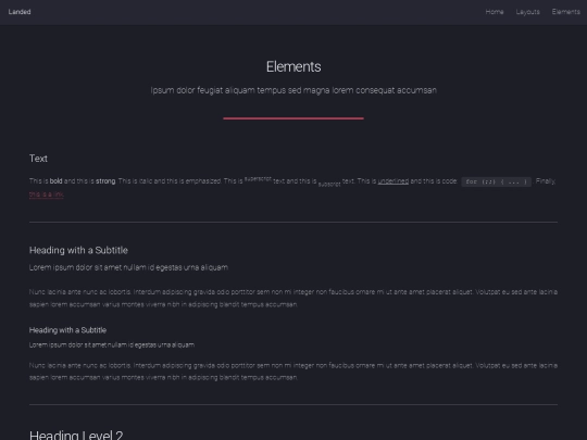 elements screenshot