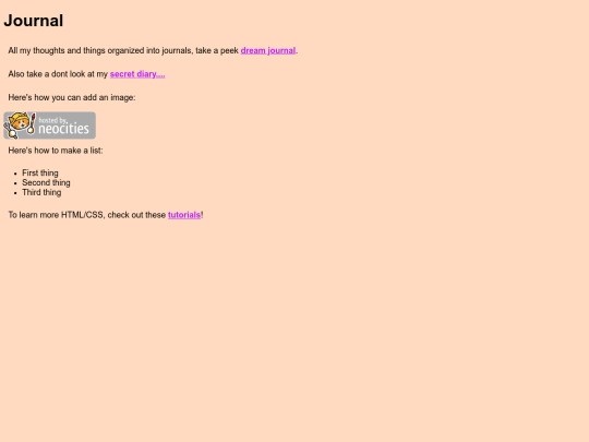 journal screenshot