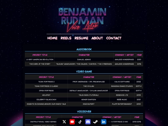 resume screenshot