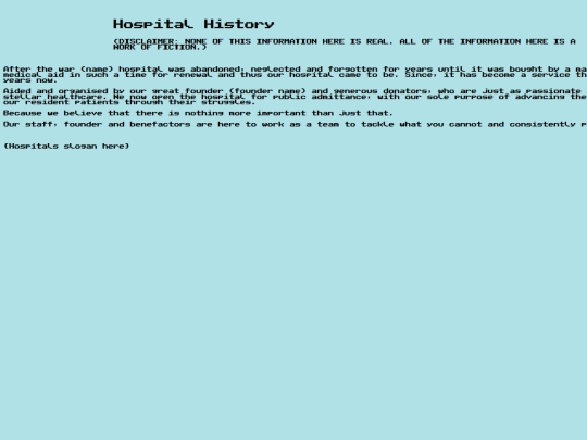 HospitalHistory screenshot