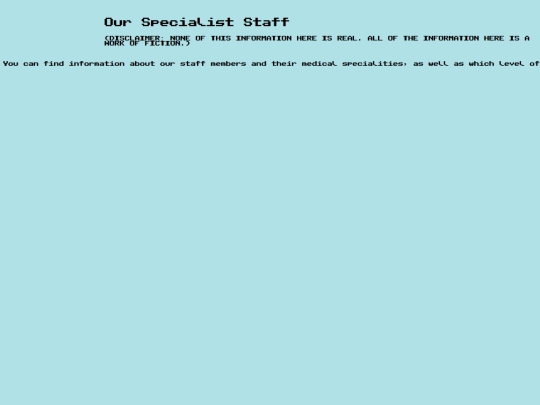 Staff screenshot