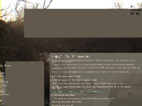 aboutme screenshot