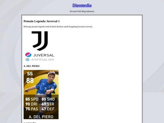 pes/pemain-legenda-juversal-1 screenshot