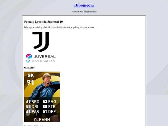 pes/pemain-legenda-juversal-10 screenshot