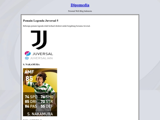pes/pemain-legenda-juversal-5 screenshot