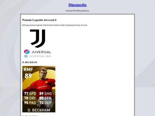 pes/pemain-legenda-juversal-6 screenshot
