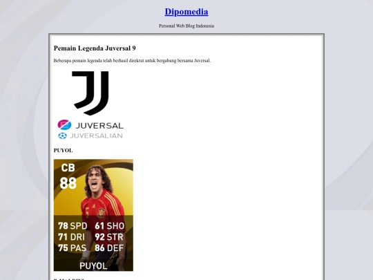 pes/pemain-legenda-juversal-9 screenshot