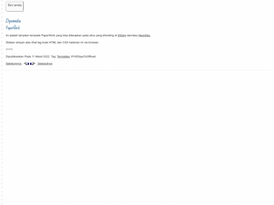 templates/PaperWork screenshot