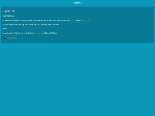 templates/TypoFreak screenshot