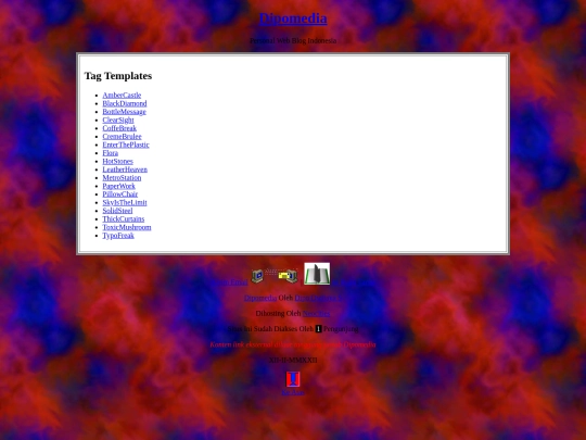 templates/tag-templates screenshot