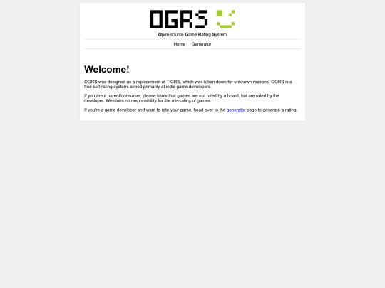 OGRS screenshot