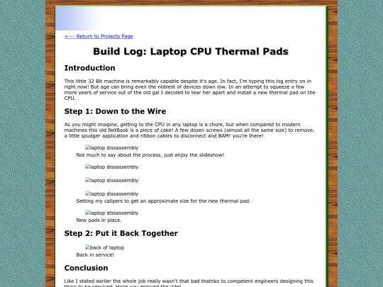 buildlogs/thermals screenshot