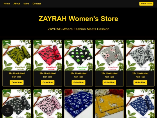 womens screenshot