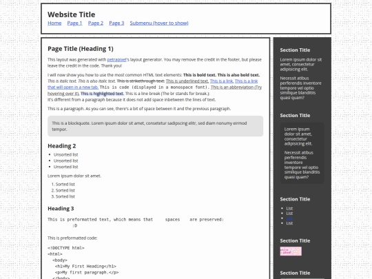 index screenshot