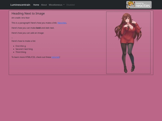 index screenshot