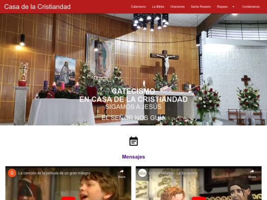 catecismo/mensajes screenshot