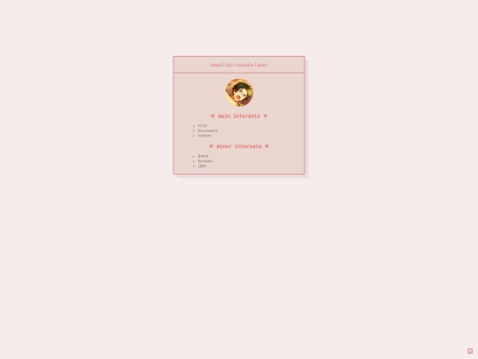interests screenshot