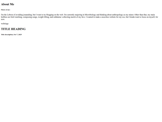 aboutme screenshot