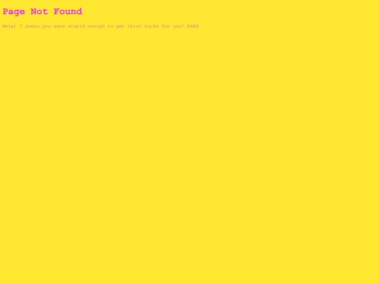 not_found screenshot