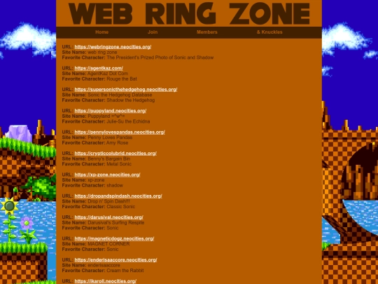 members screenshot