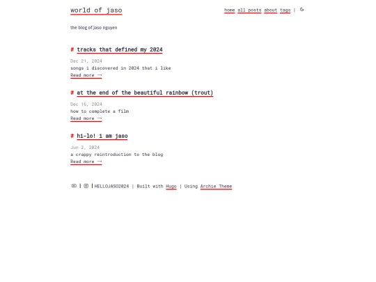 index screenshot