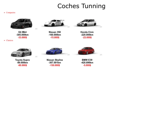 proyecto final/CochesTunning screenshot
